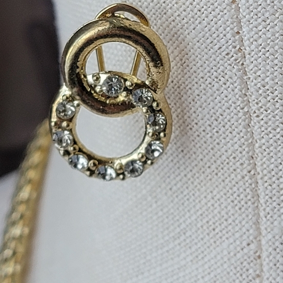 Gold Statement 3 Piece Set Luxurious Necklace Earring ring Matching Jewelry - Picture 5 of 13